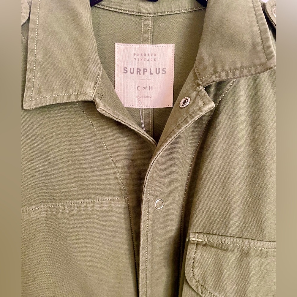 CITIZENS OF HUMANITY olive army green NOVA MED utility cargo jumpsuit NWOT $398 - Picture 12 of 12